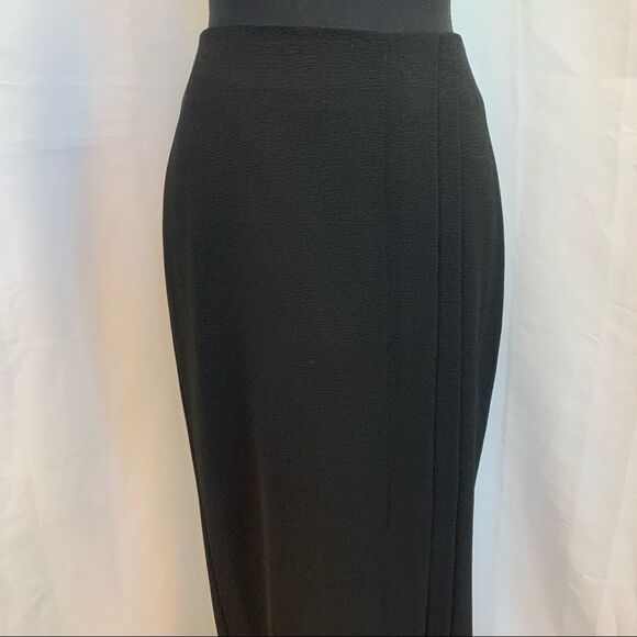 Adolfo Dominguez Black Maxi Skirt Size 2 - Picture 4 of 15